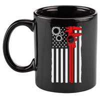 Machinist Flag Tools Cnc Machine Operator Machining 11oz C Handle Ceramic Mug