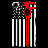 Machinist Flag Tools Cnc Machine Operator Machining Flat Bill Trucker Hat