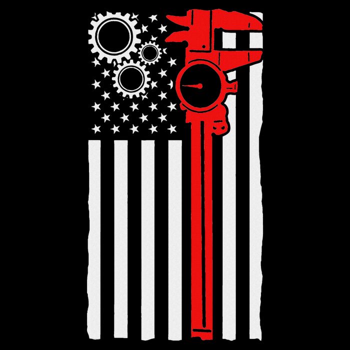 Machinist Flag Tools Cnc Machine Operator Machining Flat Bill Trucker Hat