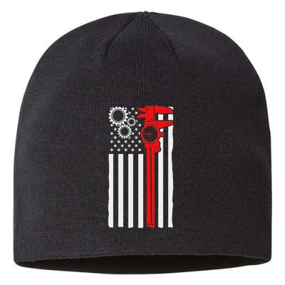 Machinist Flag Tools Cnc Machine Operator Machining Sustainable Beanie