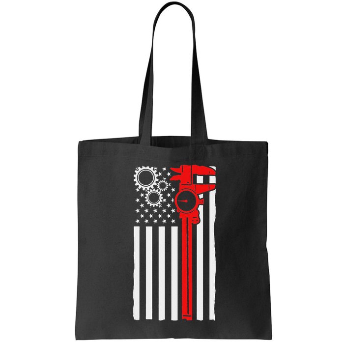 Machinist Flag Tools Cnc Machine Operator Machining Bag