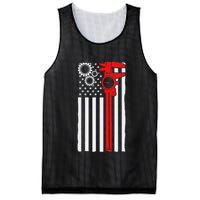 Machinist Flag Tools Cnc Machine Operator Machining Mesh Reversible Basketball Jersey Tank