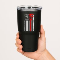 Machinist Flag Tools Cnc Machine Operator Machining Tumbler