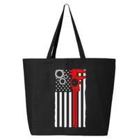 Machinist Flag Tools Cnc Machine Operator Machining 25L Jumbo Tote