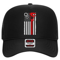 Machinist Flag Tools Cnc Machine Operator Machining Trucker Hat