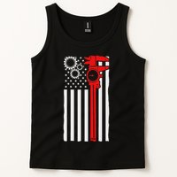 Machinist Flag Tools Cnc Machine Operator Machining Tank Top