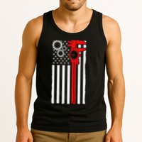 Machinist Flag Tools Cnc Machine Operator Machining Tank Top