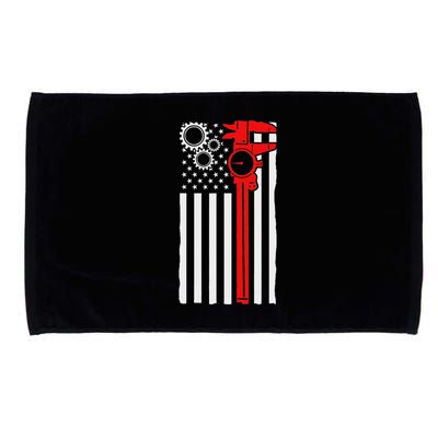 Machinist Flag Tools Cnc Machine Operator Machining Microfiber Hand Towel
