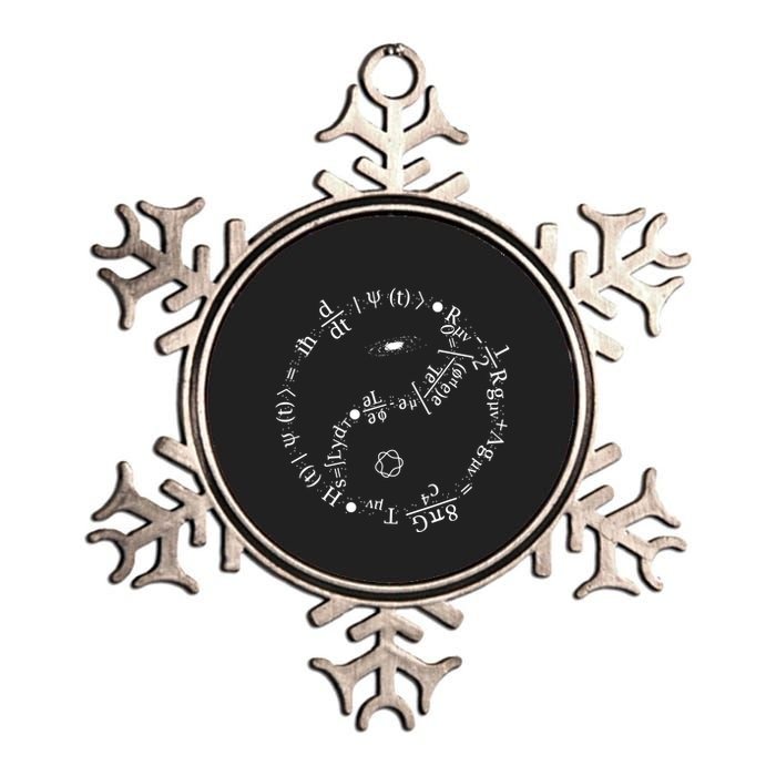 Mechanics Formula Theory Maths Metallic Star Ornament