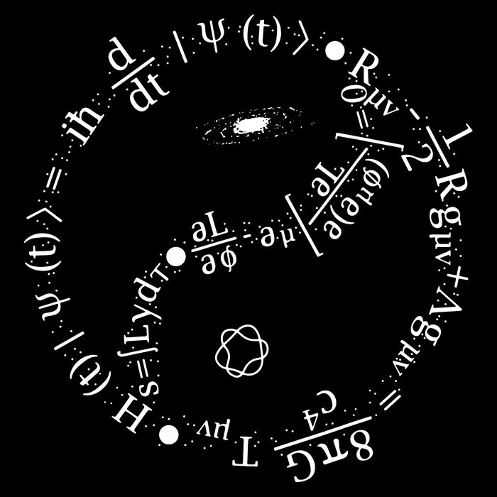 Mechanics Formula Theory Maths Metallic Star Ornament