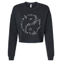 Mechanics Formula Theory Maths Cropped Pullover Crew
