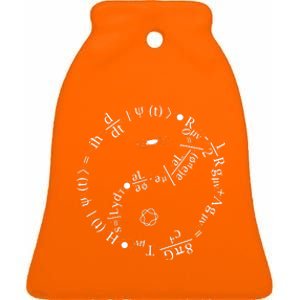 Mechanics Formula Theory Maths Ceramic Bell Ornament