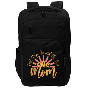 My First Trip Around The Sun Fall 1st Birthday Mom Impact Tech Backpack