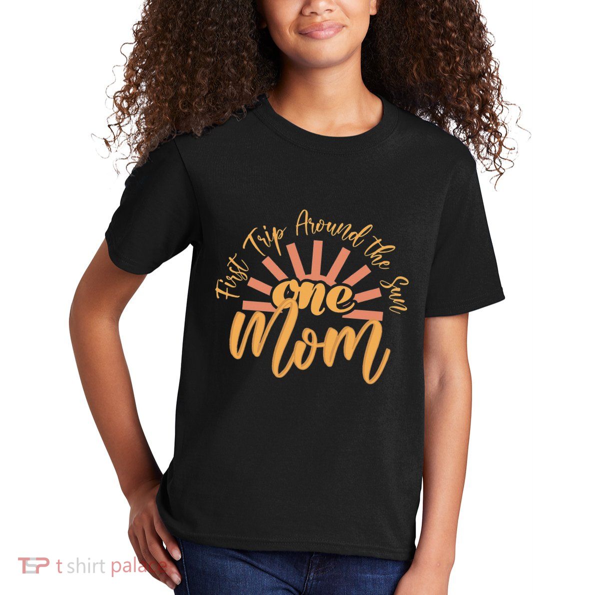 My First Trip Around The Sun Fall 1st Birthday Mom Kids T-Shirt