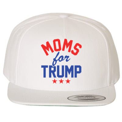 Moms For Trump 2024 Wool Snapback Cap