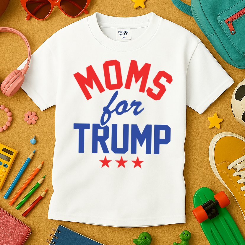 Moms For Trump 2024 Kids T-Shirt