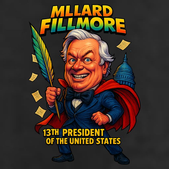 Millard Fillmore The Presidential Chronicles  Cool Comfort Performance Bucket Hat