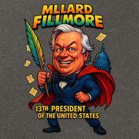 Millard Fillmore The Presidential Chronicles  Cotton Canvas Backpack