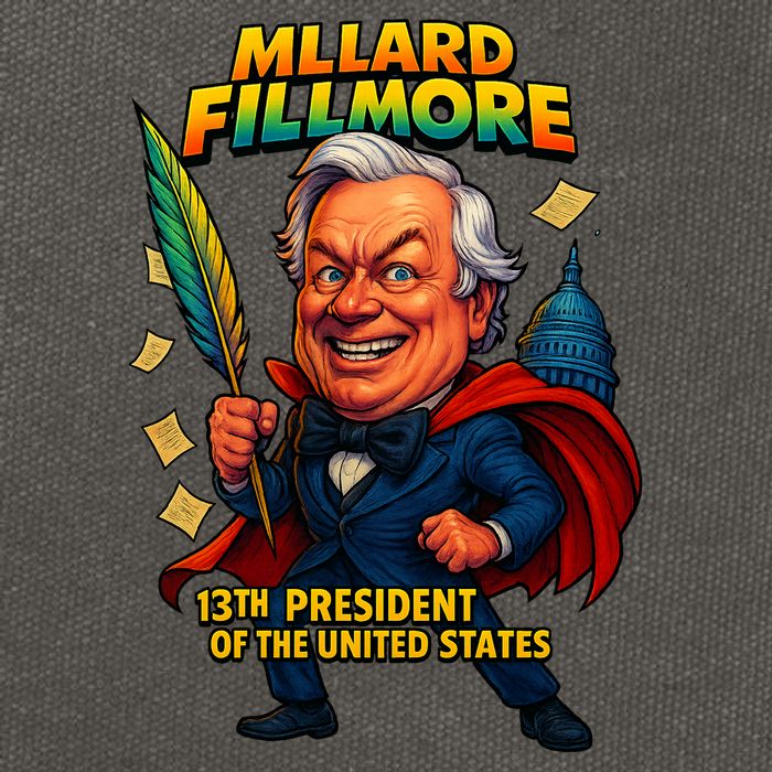 Millard Fillmore The Presidential Chronicles  Cotton Canvas Backpack