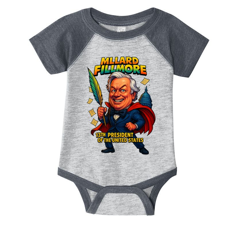Millard Fillmore The Presidential Chronicles  Infant Baby Jersey Bodysuit