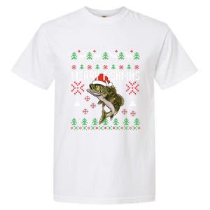 Merry Fishmas Ugly Christmas Funny Angler Fishing Meaningful Gift Garment-Dyed Heavyweight T-Shirt