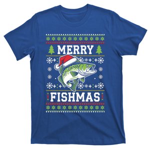 Merry Fishmas Ugly Fishing Christmas Bass Fish Pajama Funny Gift Great Gift T-Shirt