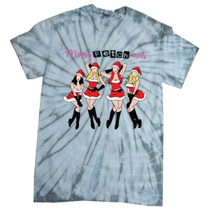 Merry Fetchmas Ugly Christmas Funny Xmas Tie-Dye T-Shirt