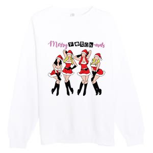 Merry Fetchmas Ugly Christmas Funny Xmas Premium Crewneck Sweatshirt