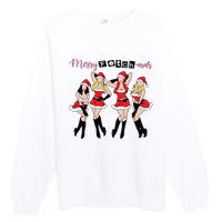 Merry Fetchmas Ugly Christmas Funny Xmas Premium Crewneck Sweatshirt