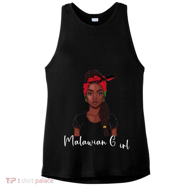 Malawian Flag Uniform Souvenirs Products Woman Malawi Ladies PosiCharge Tri-Blend Wicking Tank