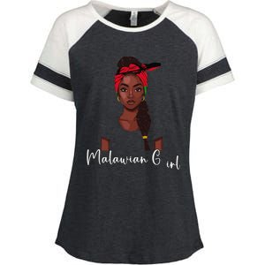 Malawian Flag Uniform Souvenirs Products Woman Malawi Enza Ladies Jersey Colorblock Tee