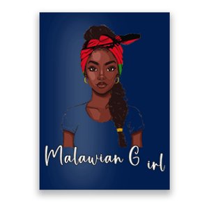 Malawian Flag Uniform Souvenirs Products Woman Malawi Poster