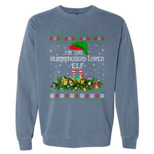 Matching Family Ugly I'm The Hummingbird Lover Christmas Gift Garment-Dyed Sweatshirt