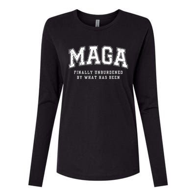 Maga Finally Unburdened By What Has Been Womens Cotton Relaxed Long Sleeve T-Shirt