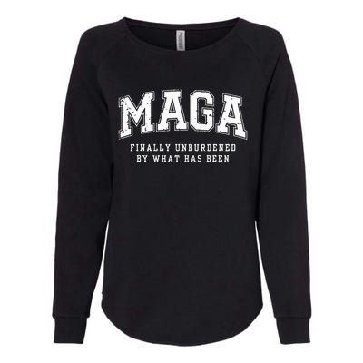 Maga Finally Unburdened By What Has Been Womens California Wash Sweatshirt