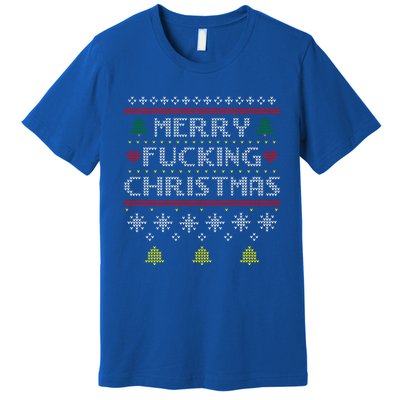 Merry Fucking Ugly Christmas Gift Adult Premium T-Shirt