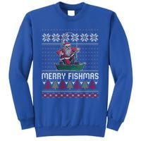 Merry Fishmas Ugly Christmas Design Gift Sweatshirt