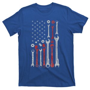 Mechanic Flag Usa American Patriotic Flag Car T-Shirt