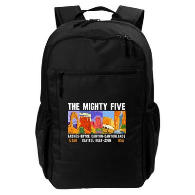 Mighty Five Utah National Parks Distressed Backpack