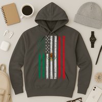 Mexico Flag USA American Mexican Independence Day Hoodie