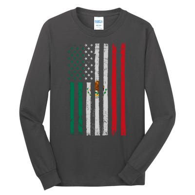 Mexico Flag USA American Mexican Independence Day Tall Long Sleeve T-Shirt