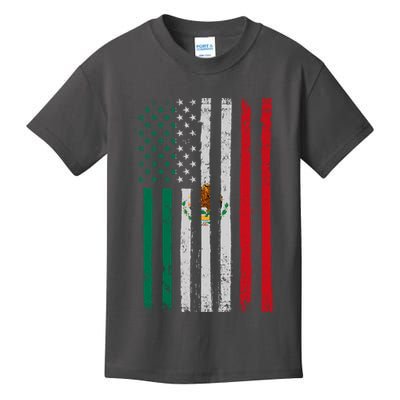 Mexico Flag USA American Mexican Independence Day Kids T-Shirt