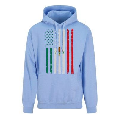 Mexico Flag USA American Mexican Independence Day Unisex Surf Hoodie