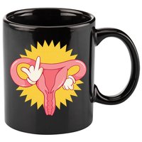 Middle Finger Uterus 11oz C Handle Ceramic Mug