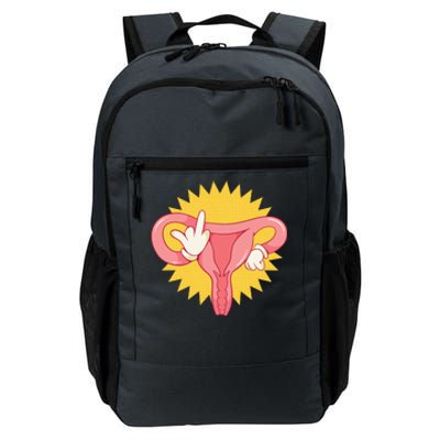 Middle Finger Uterus Daily Commute Backpack