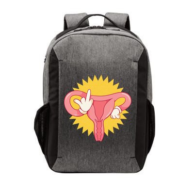 Middle Finger Uterus Vector Backpack