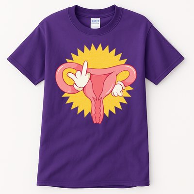 Middle Finger Uterus Tall T-Shirt