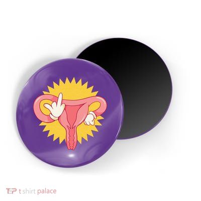 Middle Finger Uterus Magnet