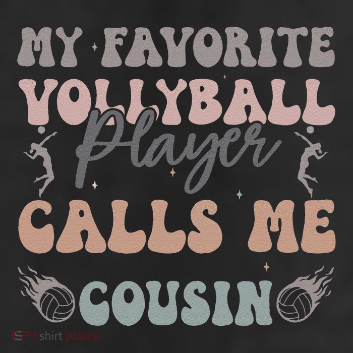 My Favorite Volleyball Player Calls Me Cousin Funny Cousins 25L Jumbo Tote
