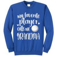 My Favorite Volleyball Player Calls Me Grandma Volleyball Funny Gift Sweatshirt